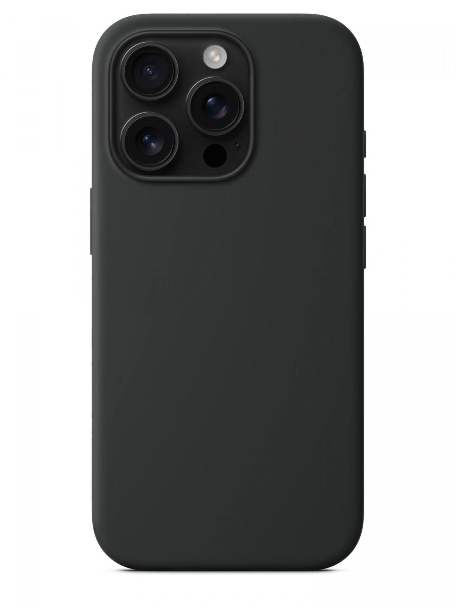 Накладка для iPhone 16 Pro Max Silicone Case With MagSafe, Black. Фото 2