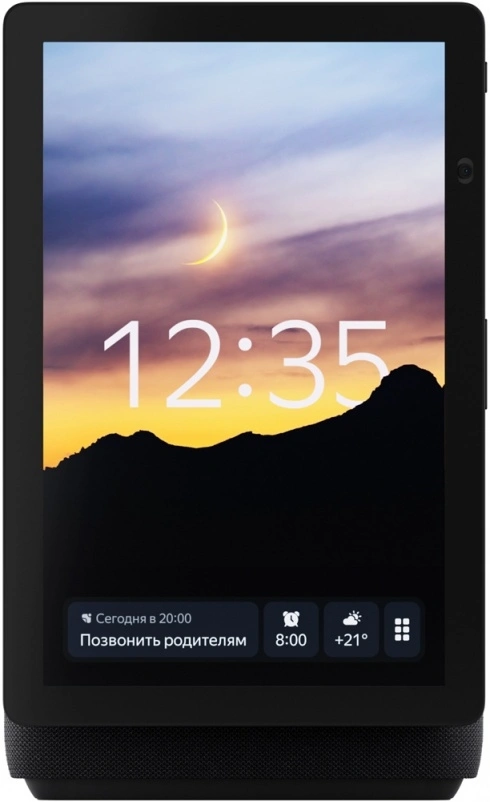 Умная колонка Яндекс Станция Дуо Макс c Zigbee YNDX-00055BLK, Чёрная. Фото 4