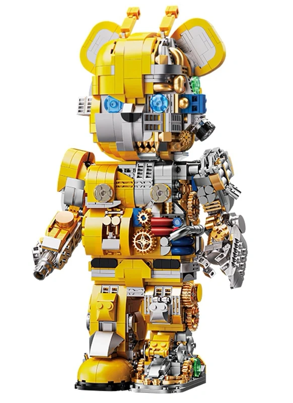 Конструктор Wangao 188005. Bumblebee Mechanical Bear Robot,1961 деталей. Фото 2