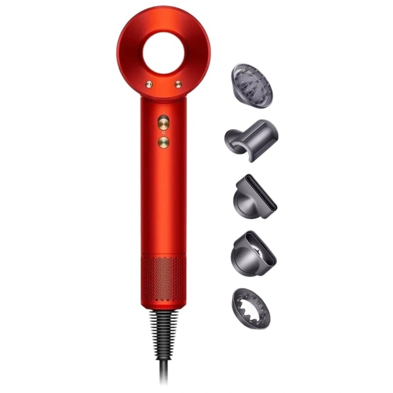 Фен для волос SenCiciMen Hair Dryer HD15, Red (5 насадок). Фото 1