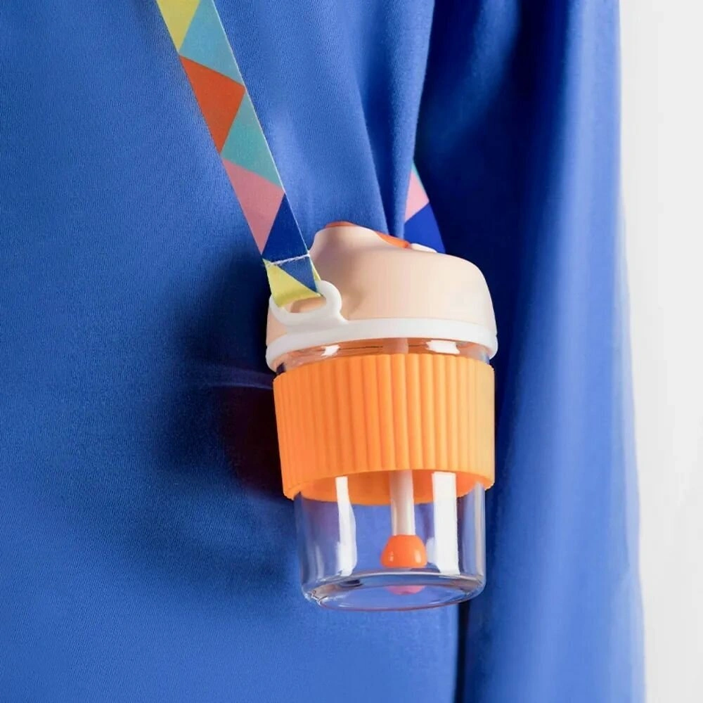 Термокружка Kiss Kiss Fish Rainbow 365ml, Blue Yellow (G-U36W). Фото 2