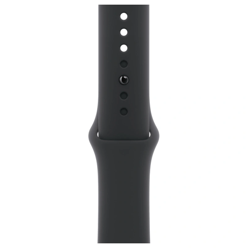 Apple Watch Series 11, 46 мм, алюминий цвета «Space Gray», спортивный ремешок "Black", S/M (MEV04). Фото 3