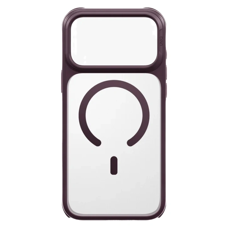 Накладка Uniq для iPhone 18 Pro / iPhone 17 Pro Veren Frosted Shield Case (MagSafe), Burgundy Frost (IP6.3P(2026)-VERNAFMBFST). Фото 4