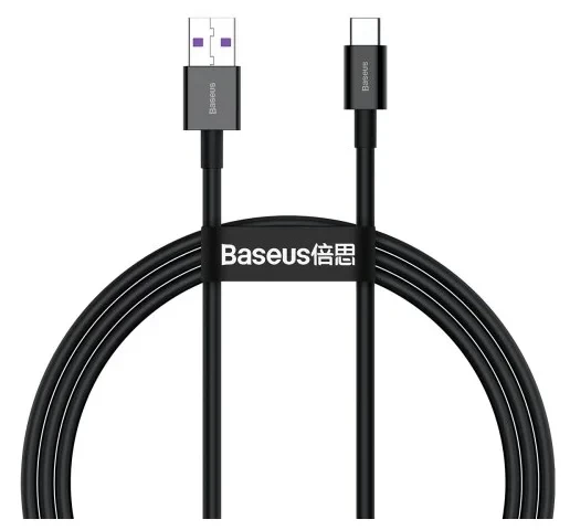 Кабель Baseus Superior Series Fast Charging Data Cable USB to Type-C 66W 1m, Чёрный (CATYS-01)