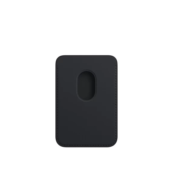 Чехол-бумажник Leather Wallet MagSafe для iPhone, Black