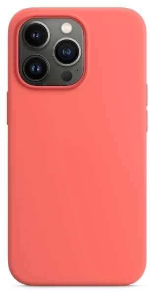 Накладка Silicone Case With MagSafe для iPhone 13 Pro Max, Pink Pomelo