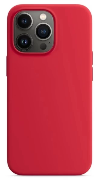 Накладка Silicone Case With MagSafe для iPhone 13 Pro Max, Red