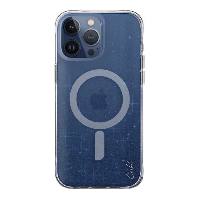 Накладка Uniq COEHL Lumino (MagSafe) для iPhone 15 Pro, Синяя (IP6.1P(2023)-LUMMBLU)