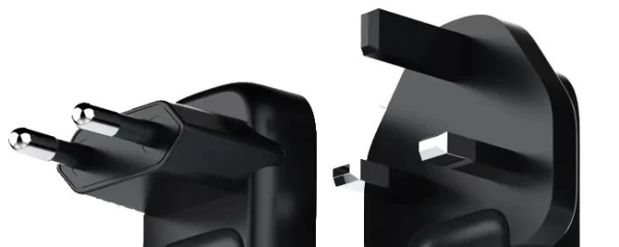 Сетевое зарядное устройство LDNIO Q408 100W GaN Supper Fast Charger, US/UK/EU Plug, 1xUSB-A + 3xUSB-C, Чёрное