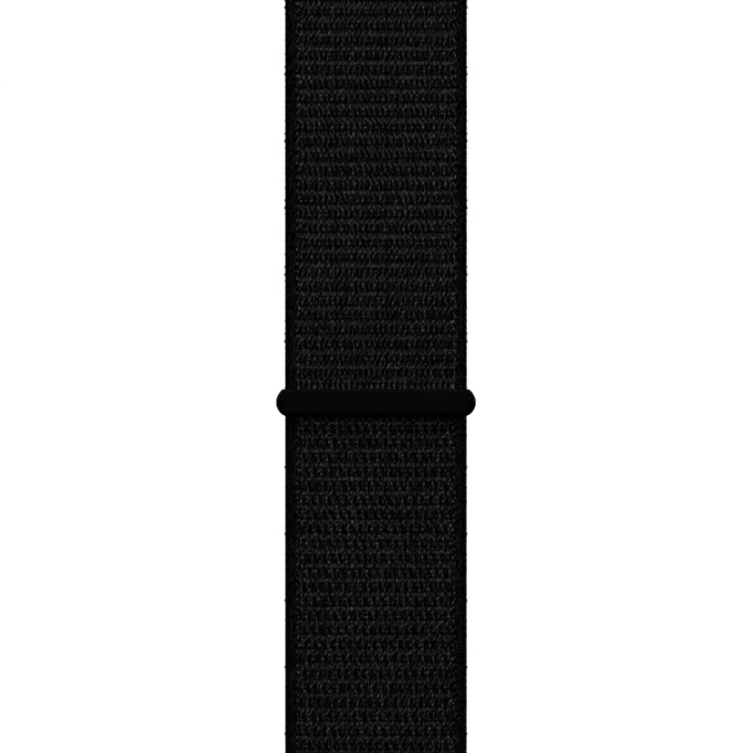 Ремешок для Apple Watch 42/44/45 мм нейлоновый, чёрный