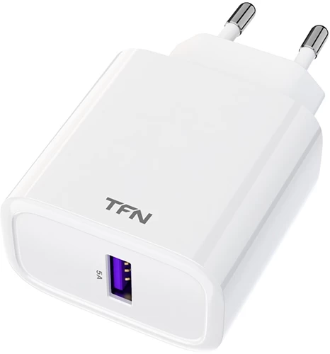 Сетевое зарядное устройство TFN USB 5A (TFN-WCRPD02), Белое