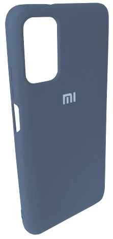 Накладка Silicone Case Logo для XiaoMi Poco M4 Pro 5G, Лиловая