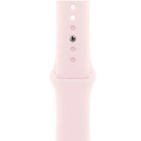 Apple Watch Series 9, 41 мм, розовый алюминий, спортивный ремешок нежно-розового цвета, размер M/L (MR943)