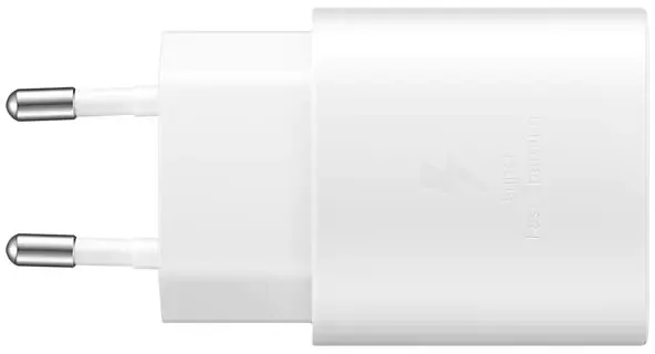 Сетевое зарядное устройство Samsung USB-C 25W, Белое (EP-TA800NWEGRU)