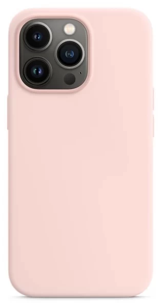 Накладка Silicone Case With MagSafe для iPhone 13 Pro Max, Chalk Pink