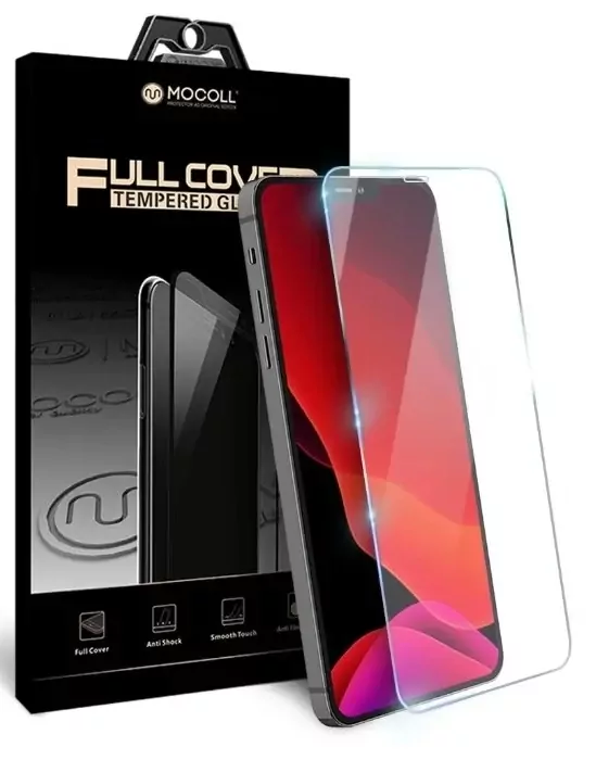 Защитное стекло Mocoll полноразмерное 2.5D для iPhone 12 Pro / iPhone 12, Матовое